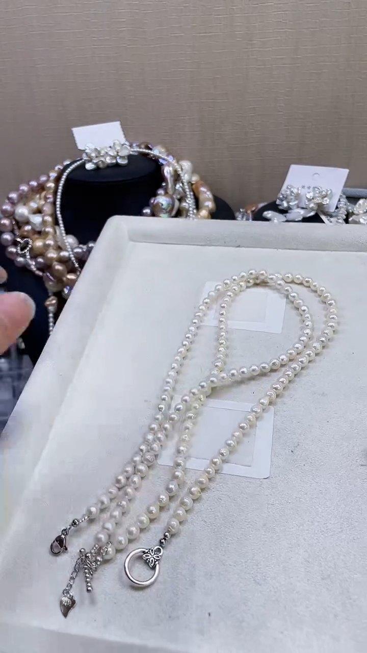 未镶嵌项链淡水珍珠【纯恬饰品】（多样性发货发一）