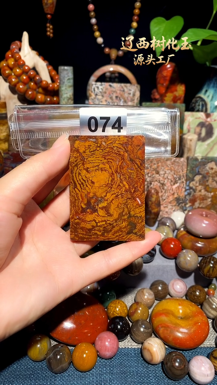 未镶嵌-硅化玉天然北票硅化玉吊坠