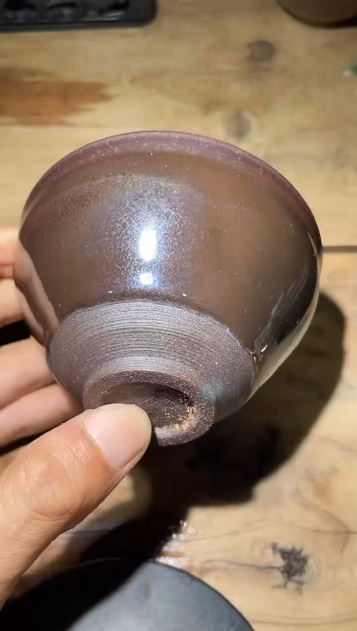 茶盏老木头精选柴烧建盏8
