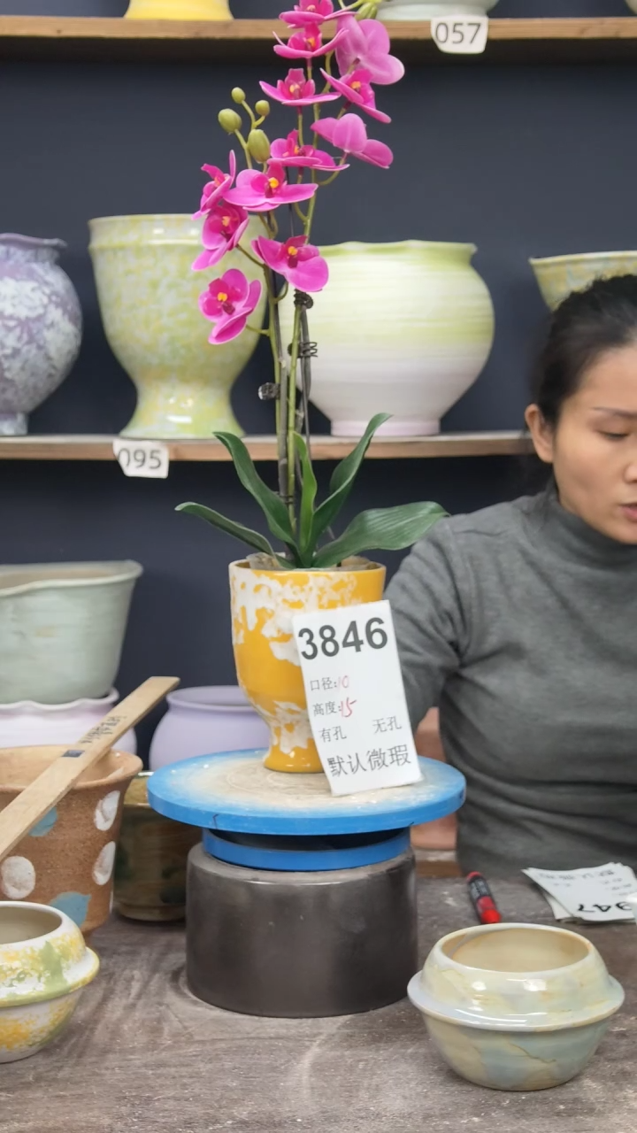 景德镇花盆默认微瑕3846