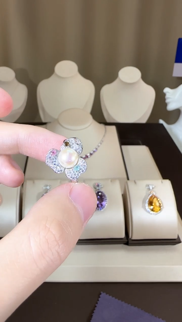 【闪购商品】淡水珍珠戒指银S925镶嵌设计款