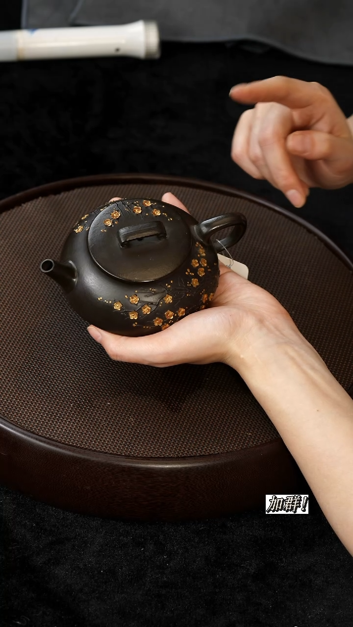 茶壶紫砂CCF913821还原烧如意石瓢180c