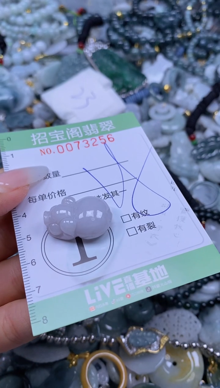 翡翠未镶嵌颈饰闪购0073256