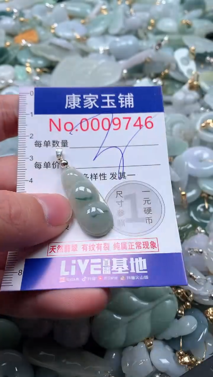 【闪购商品】翡翠吊坠(不含链)未镶嵌9746