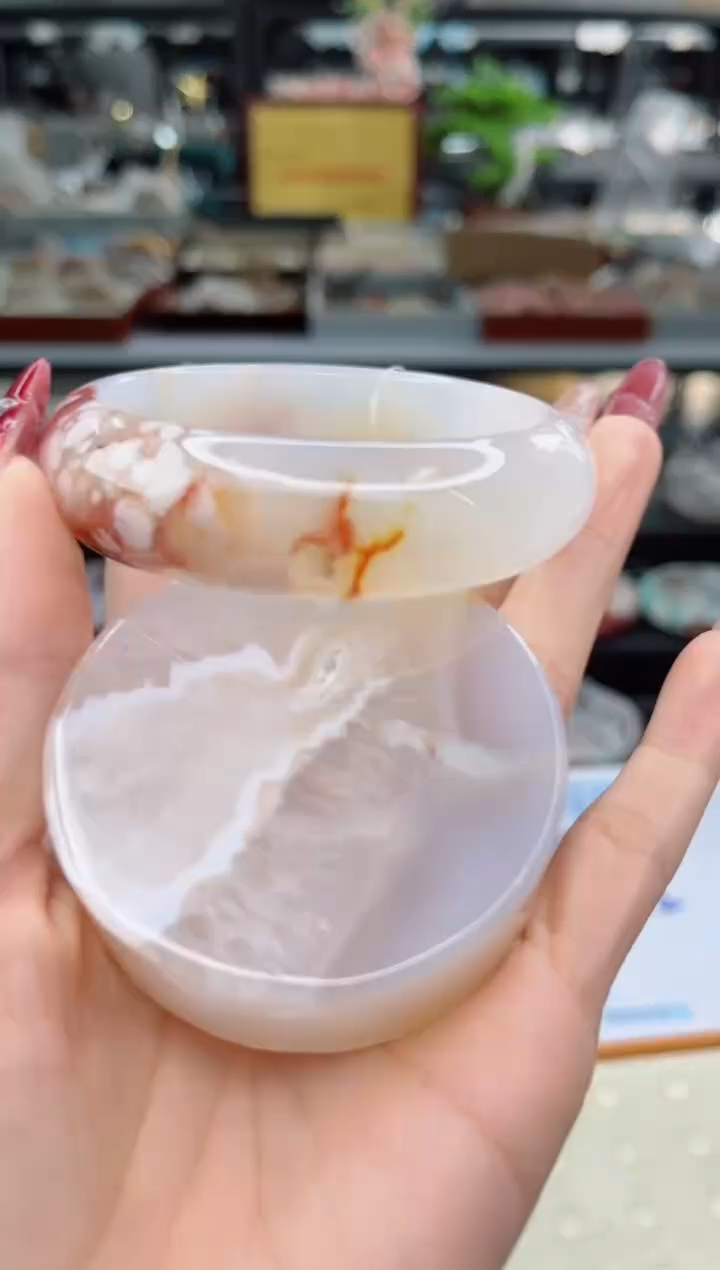 【闪购商品】石英质玉手镯未镶嵌60圈口（赠品镯心）6681273