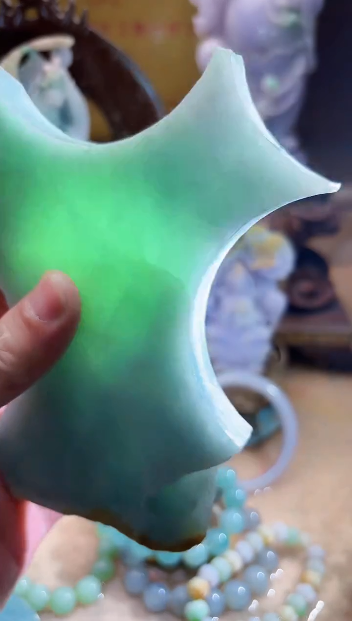 未镶嵌挂件翡翠A货张麦9170