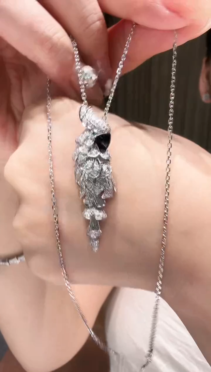 铂Pt950镶嵌项链钻石AY0623-PT-45