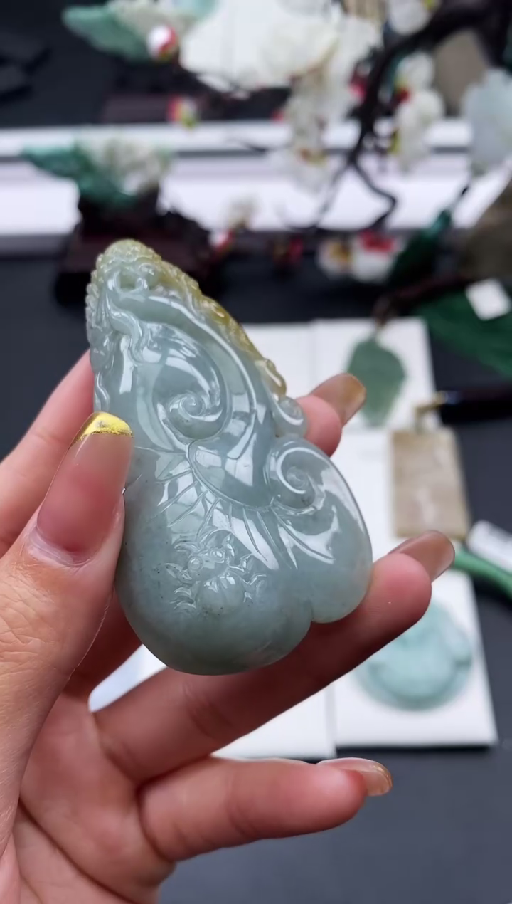 【闪购商品】翡翠颈饰未镶嵌天然缅甸A货翡翠