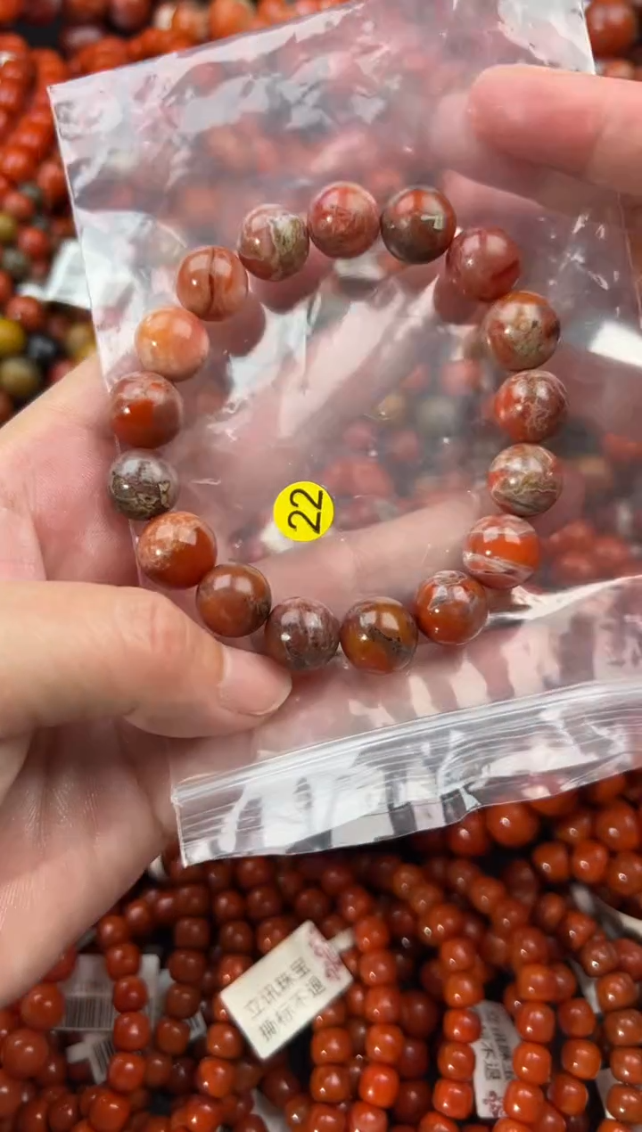 未镶嵌手串南红玛瑙12+