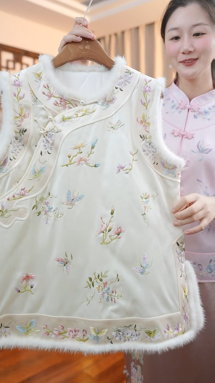 刺绣桑蚕丝非遗苏绣服饰