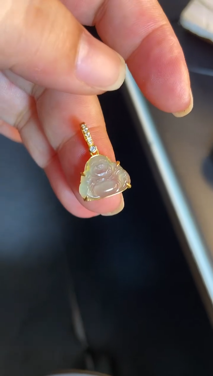 吊坠(不含链)银S925镶嵌翡翠1