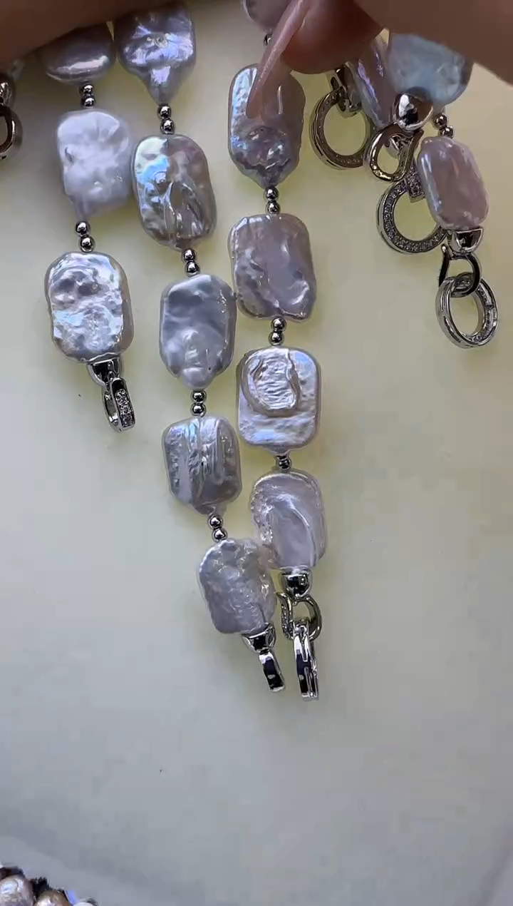 【闪购商品】淡水珍珠手链未镶嵌807有微瑕，介意勿拍