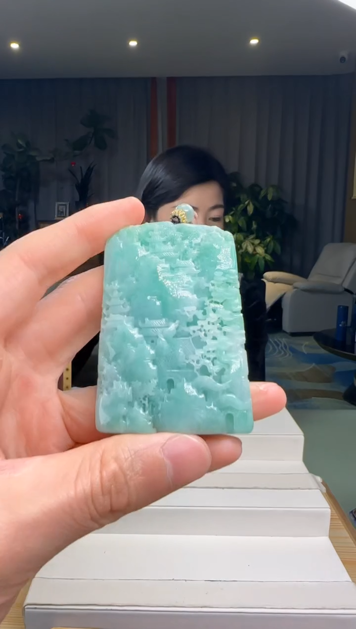 【闪购商品】翡翠吊坠(不含链)未镶嵌DY@@960Q7J03113