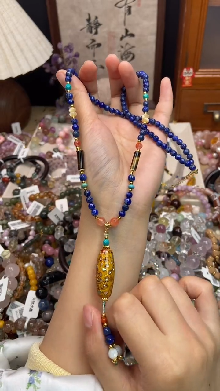 未镶嵌青金石项链490