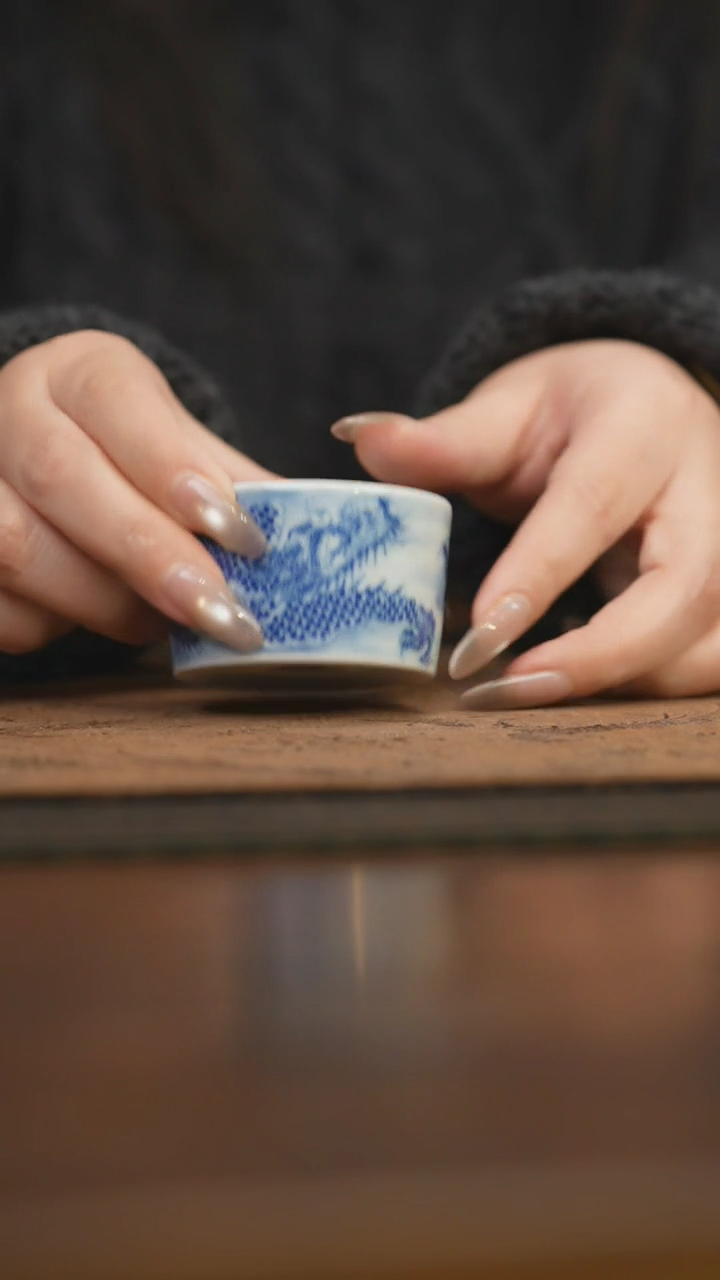 【闪购商品】杯柴窑青花破价福利