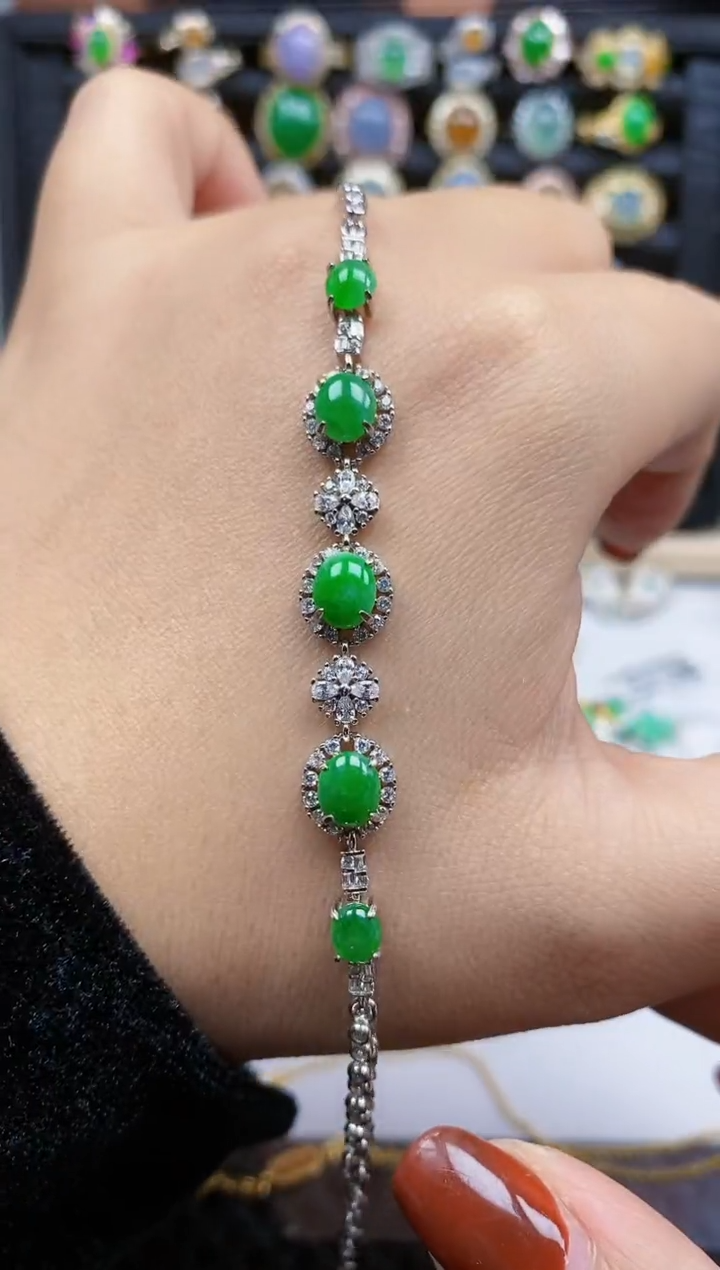 银S925镶嵌戒指翡翠26