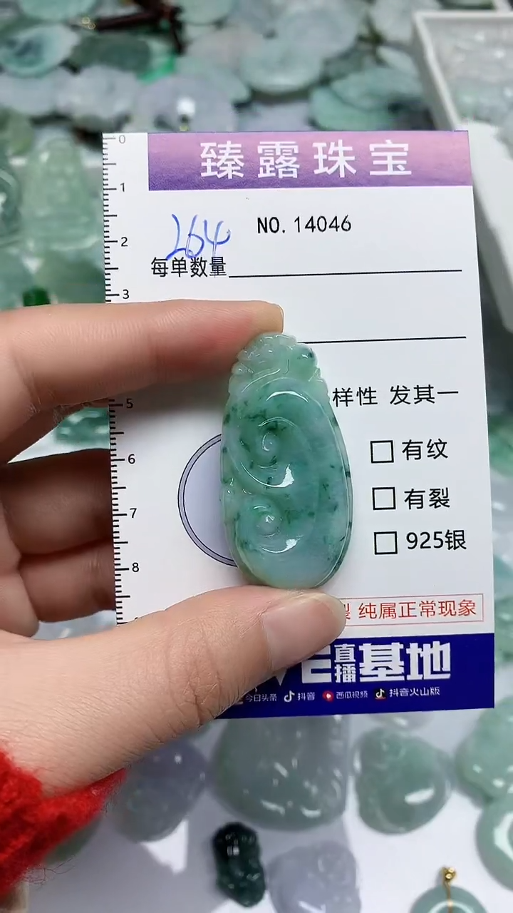 【闪购商品】翡翠颈饰未镶嵌臻露珠宝264