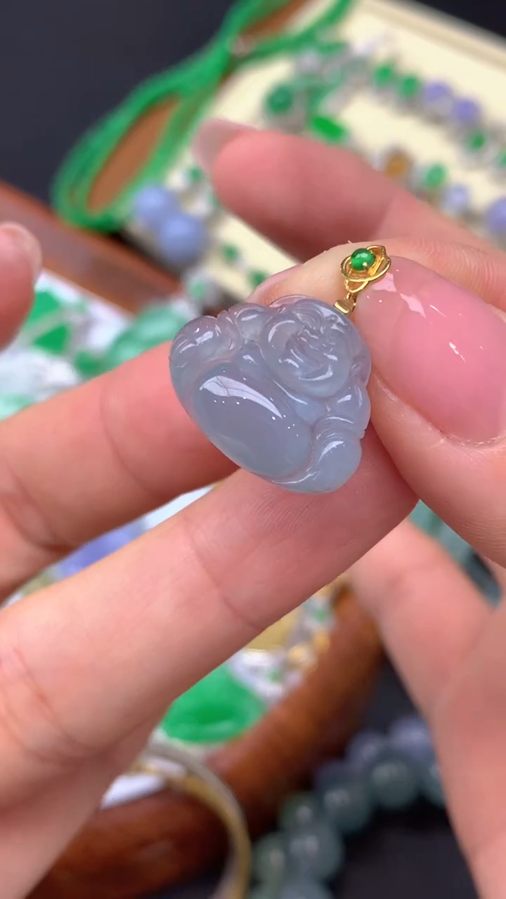 【闪购商品】翡翠颈饰未镶嵌8-天然翡翠