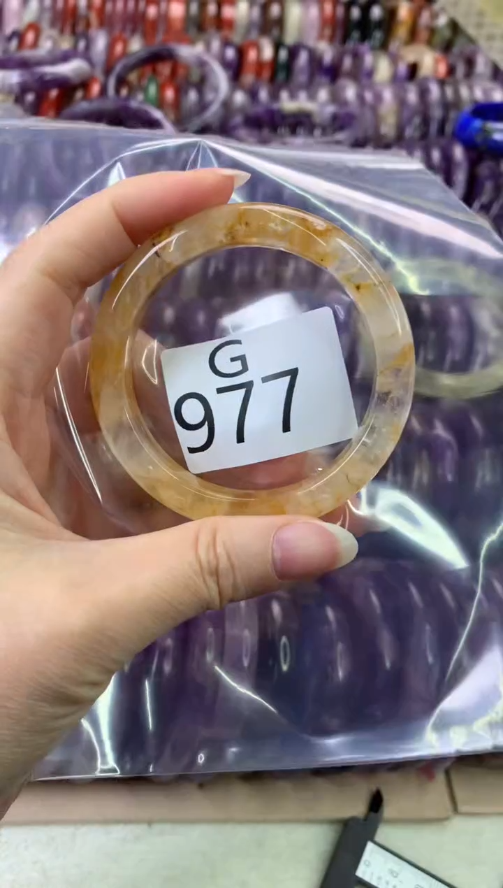 【闪购商品】水晶水晶手镯G未镶嵌977-53