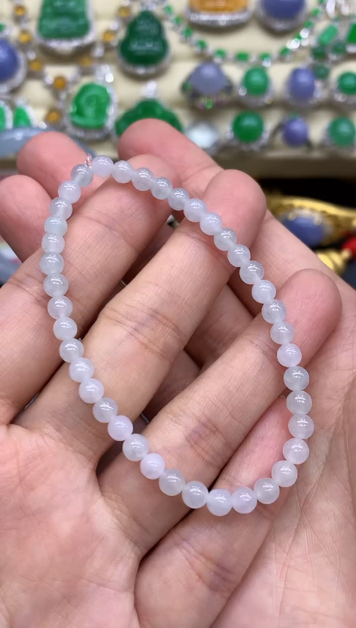 未镶嵌手串翡翠66-中国好珍宝