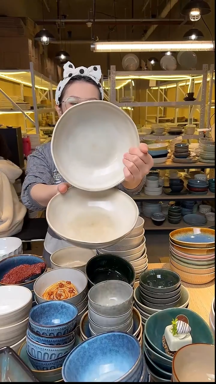 瓷5外贸尾货窑变釉下彩默认微瑕