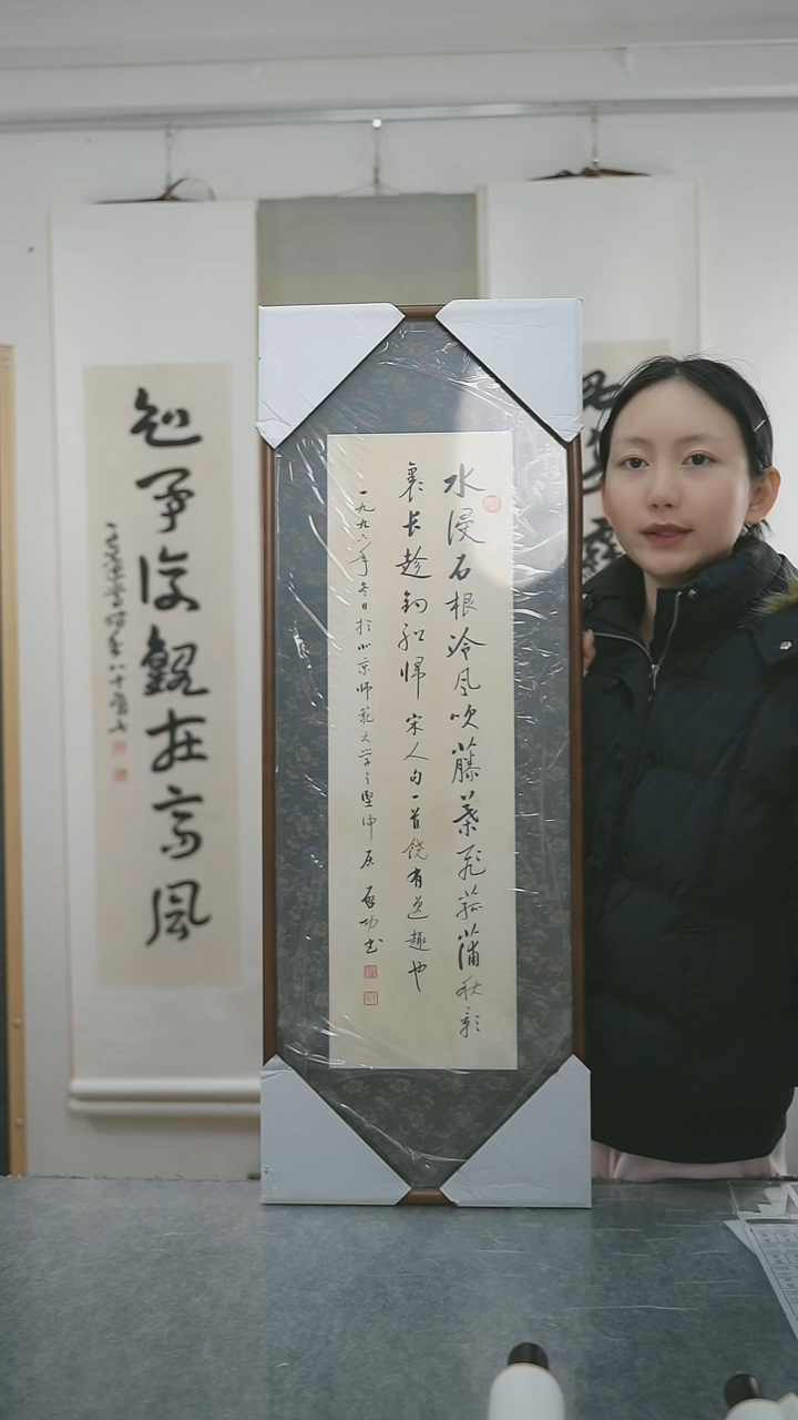 书法廉*启老师多字书法立轴