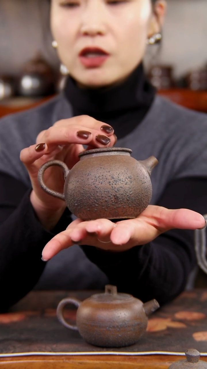 原矿裸烧泡茶壶230毫升左右