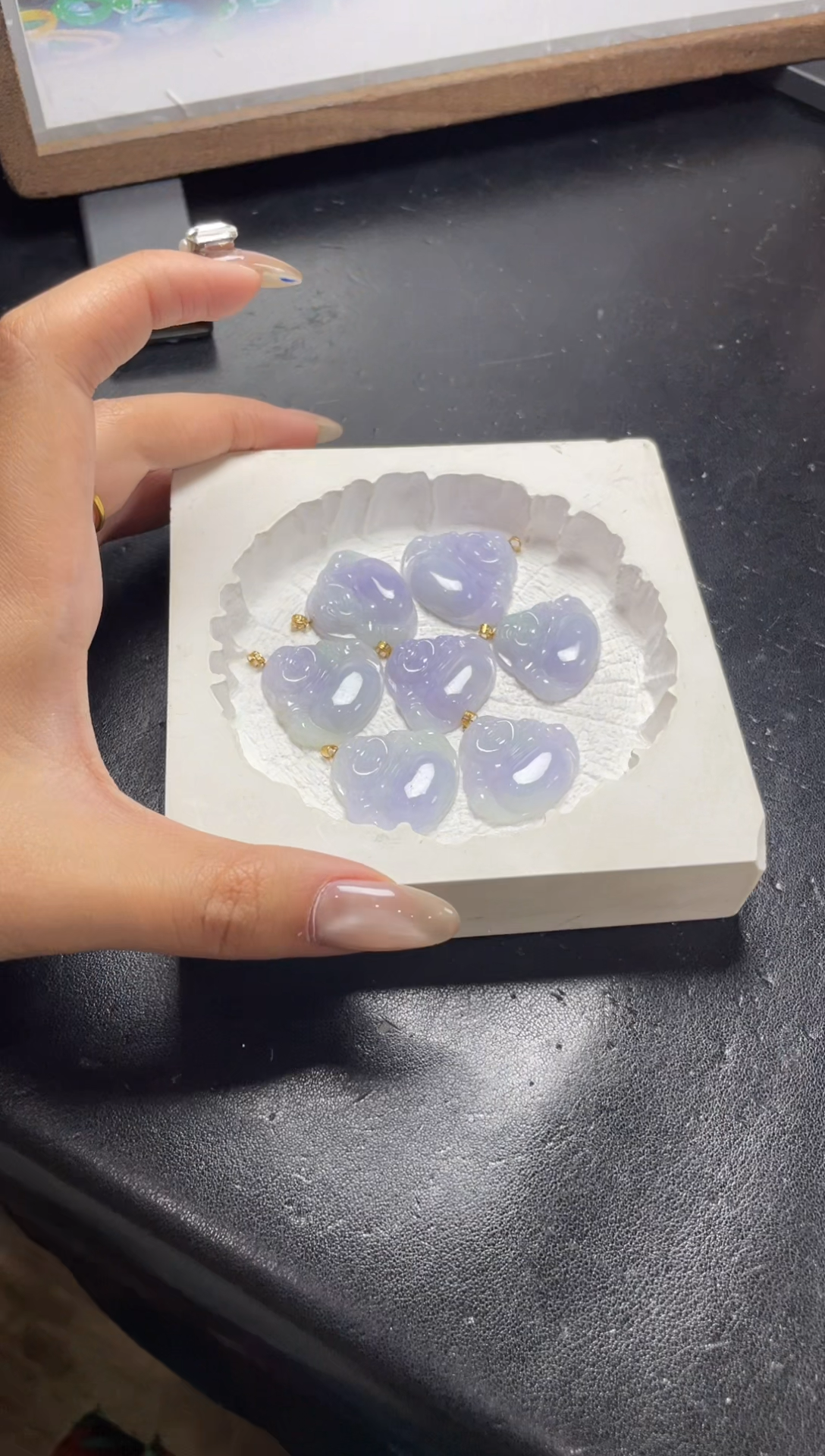 【闪购商品】定制翡翠18K金镶嵌DDH97769/多样性发一件