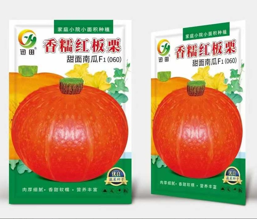 F1杂交品种香糯红板栗甜面南瓜F1(060)（20粒）蔬菜种子南瓜种子