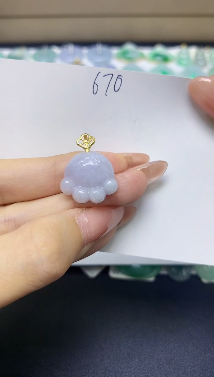 颈饰未镶嵌翡翠天然缅甸A货翡翠百元以上9元证书费自理