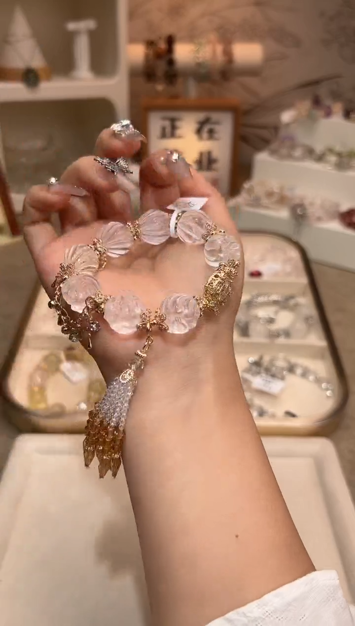 【闪购商品】水晶手链合金狐球