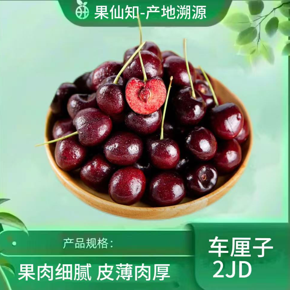 【空运-桑提娜-2JD-净重1斤/内附果径卡】桑提娜樱桃智利共和国