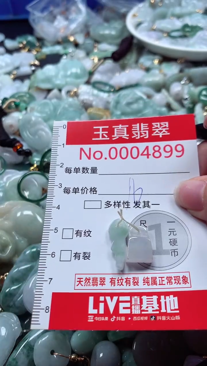 吊坠(不含链)未镶嵌翡翠4899