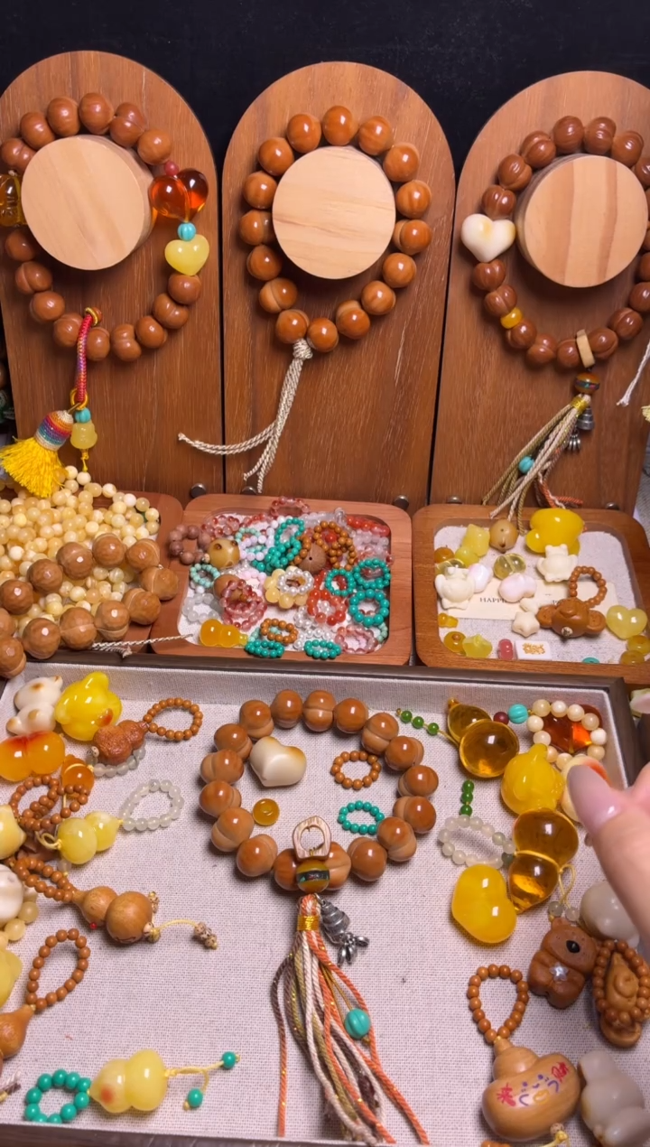 手串猴头核桃毓全品手工姬宝做藏式风配饰一套加绿跑环