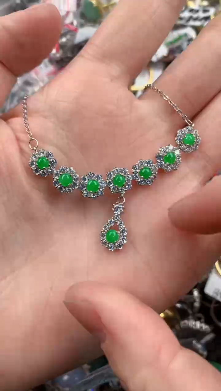 银S925镶嵌戒指翡翠111                6