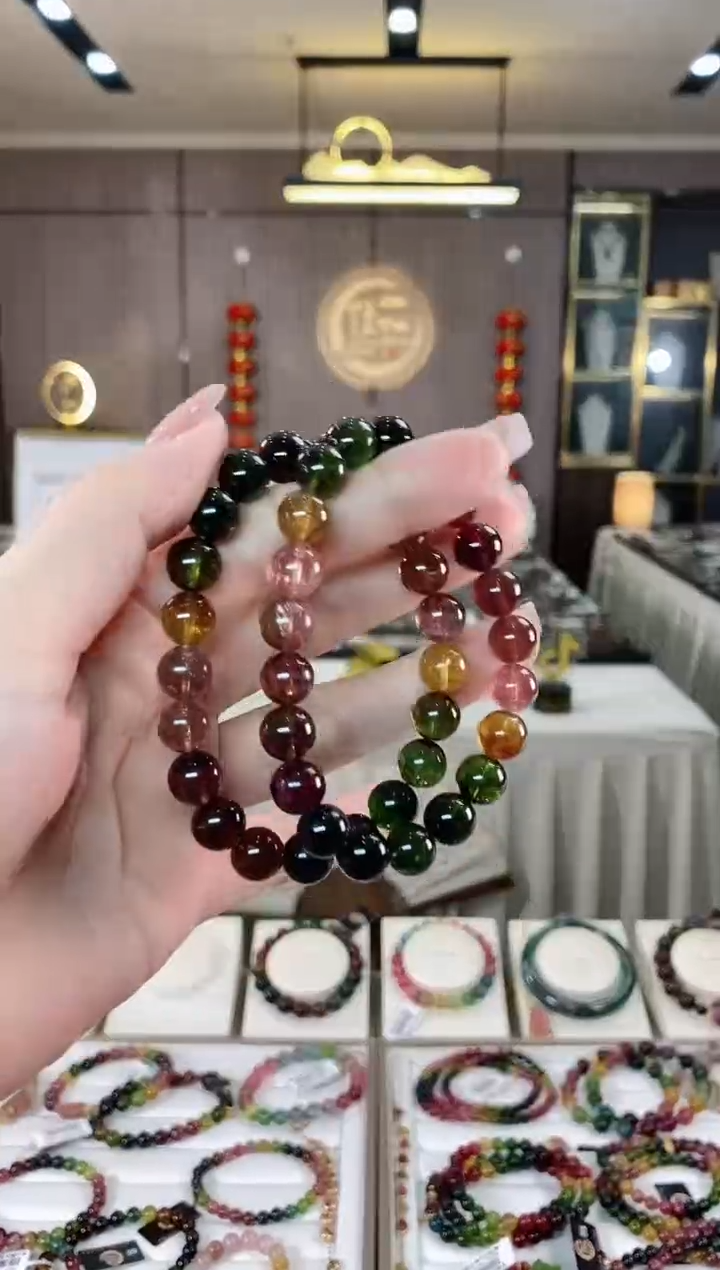 【闪购商品】碧玺单圈手串9mm+未镶嵌（多样性发一条）hon