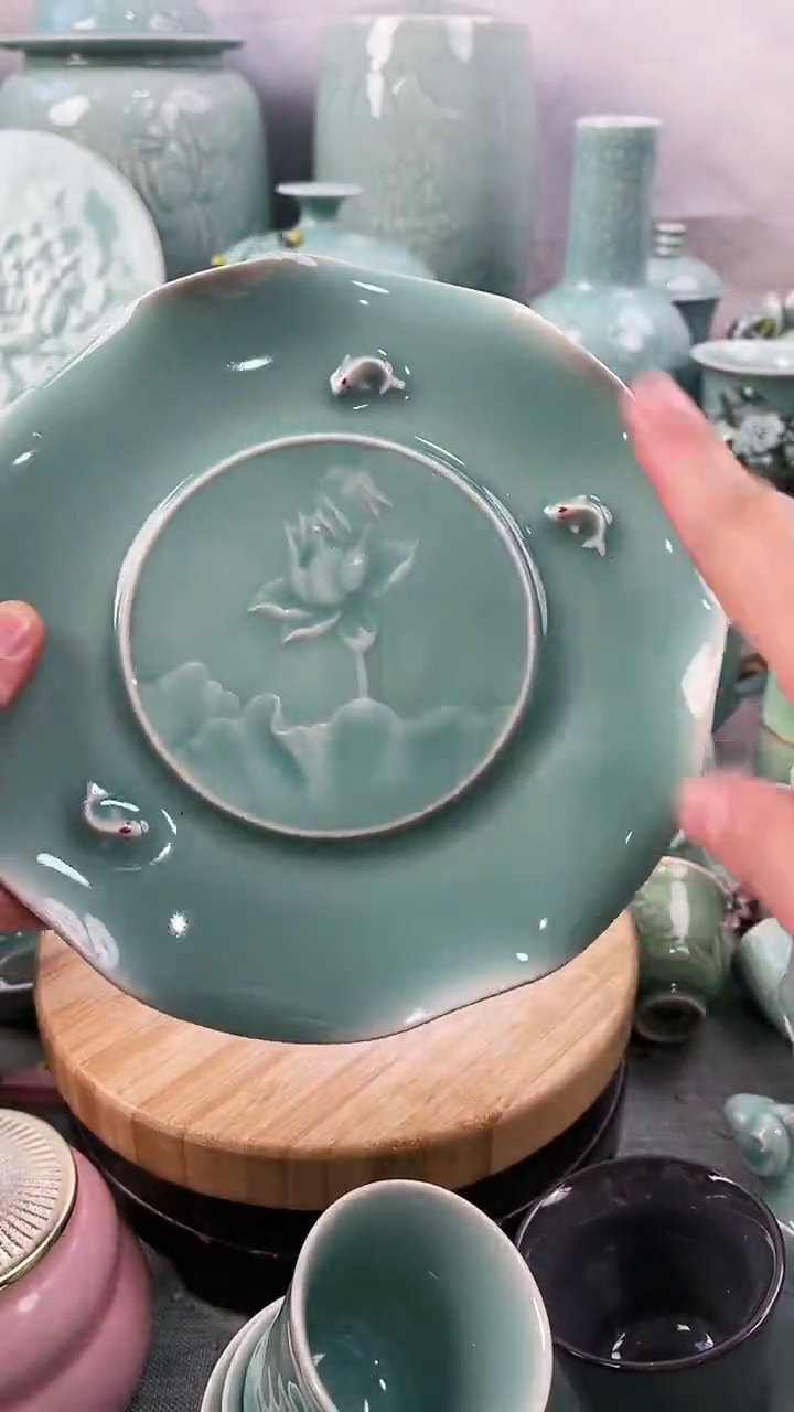 【闪购商品】特价 微瑕 慧仙青瓷