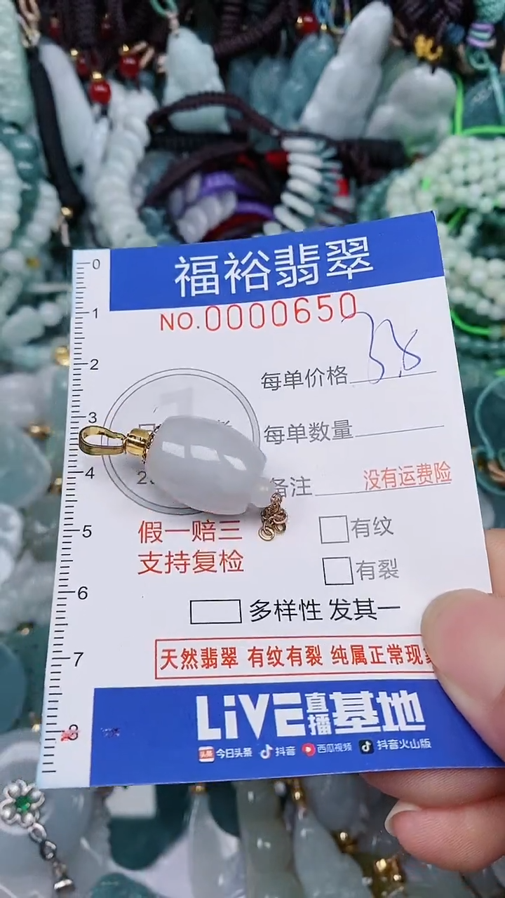 翡翠未镶嵌颈饰...0000650