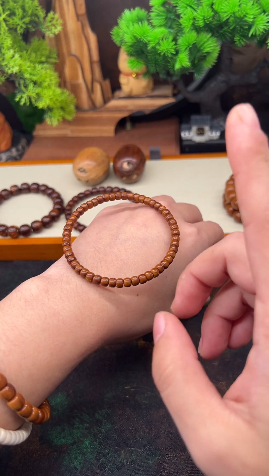 手串紫金鼠实心精工4*5单圈