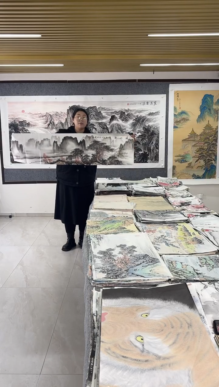 国画丹青专属福利-水墨条幅