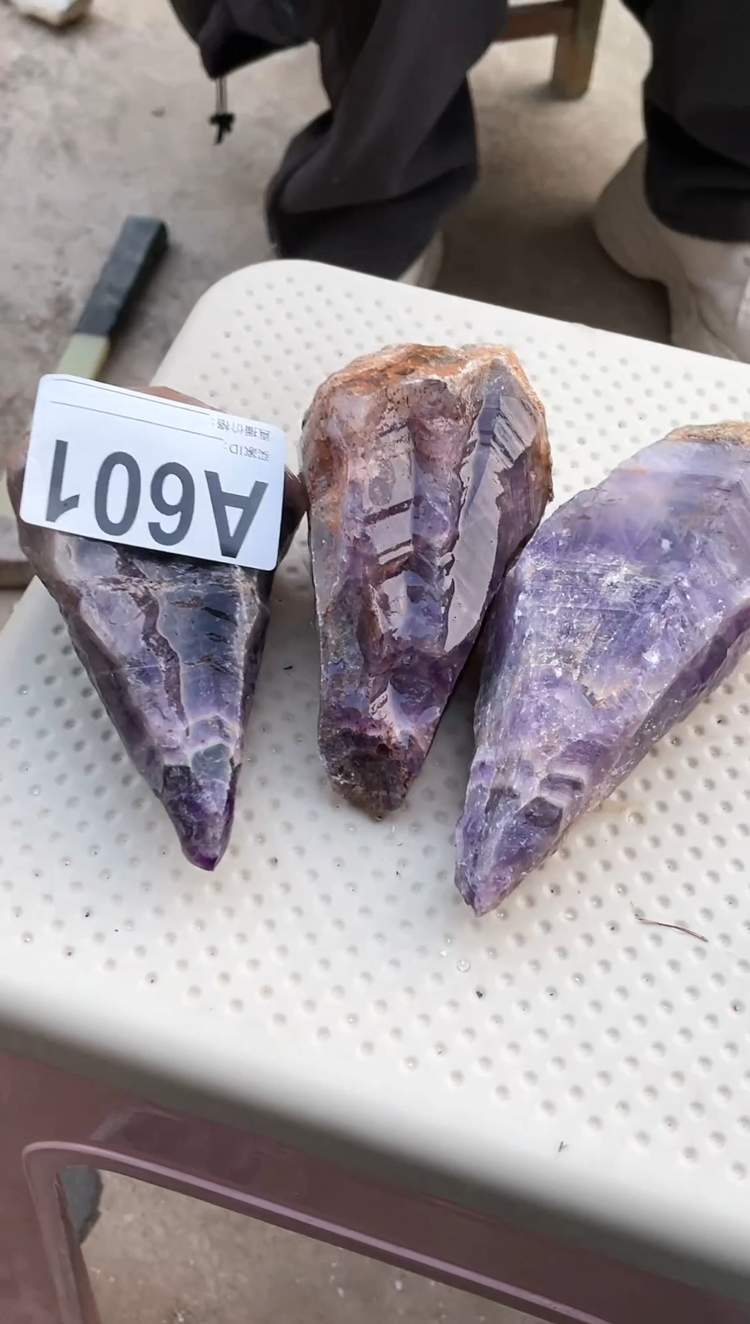 【闪购商品】水晶摆件未镶嵌水晶3个  601