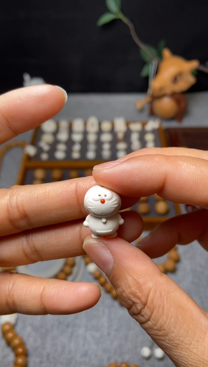 吊坠猴头核桃T****儿猛犸全身哆啦镶嵌款19*14