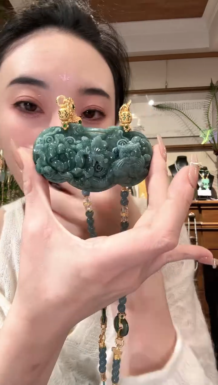 【闪购商品】翡翠颈饰未镶嵌国风