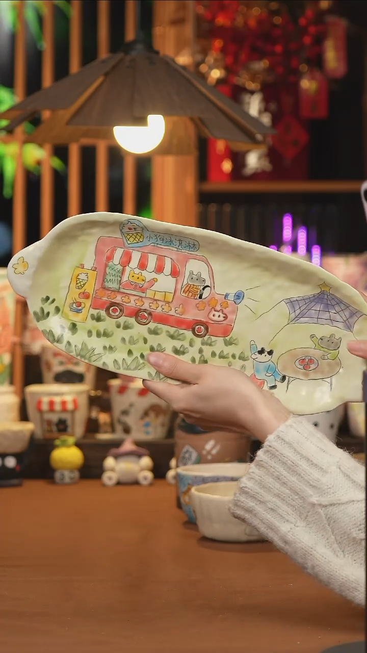 【闪购商品】摆件A837文创纯手工手绘