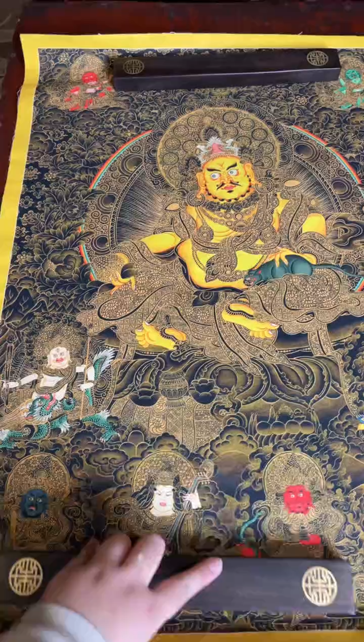 卷轴画手绘唐卡171