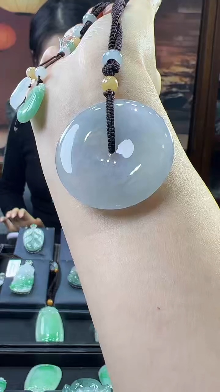 未镶嵌挂件翡翠平安扣