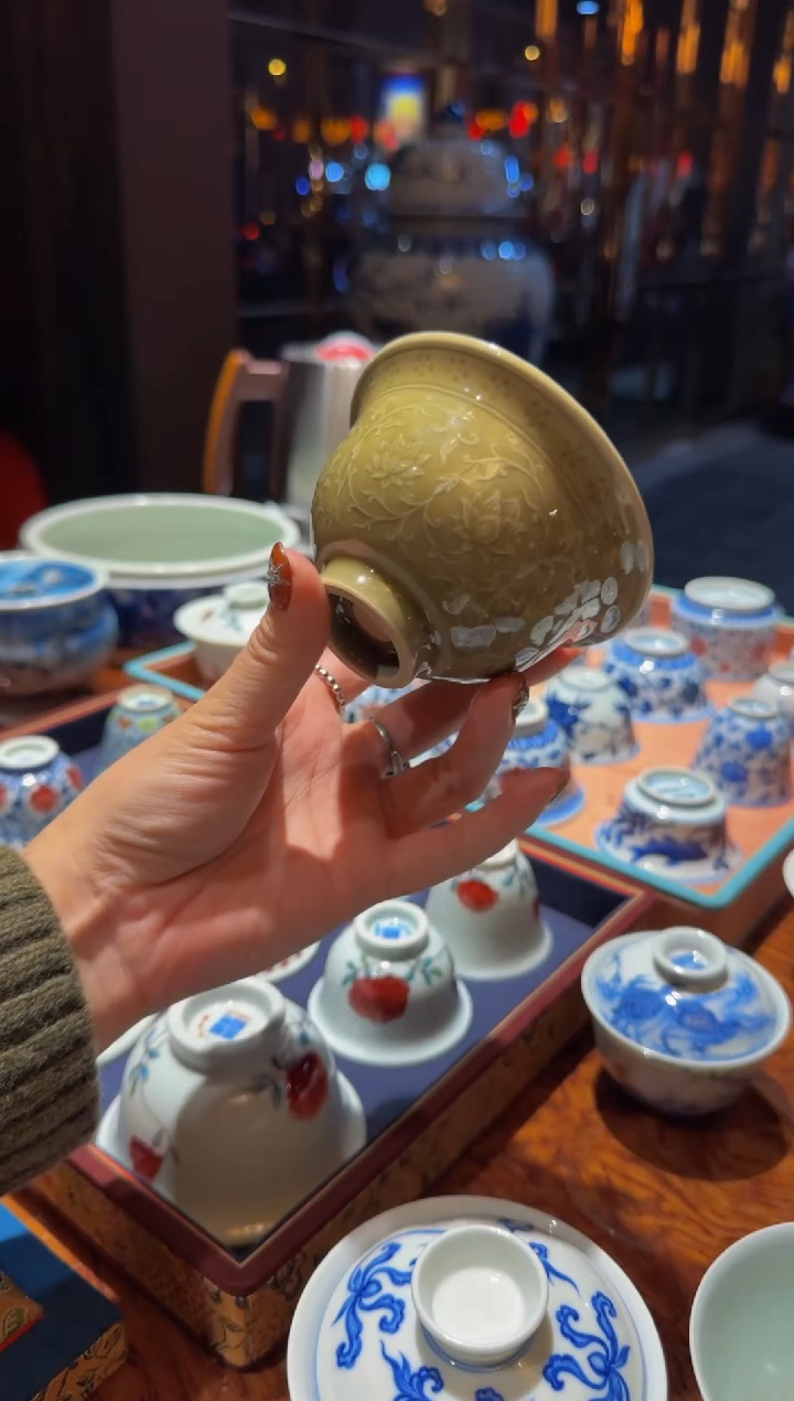 【闪购商品】龙泉青瓷大压手杯