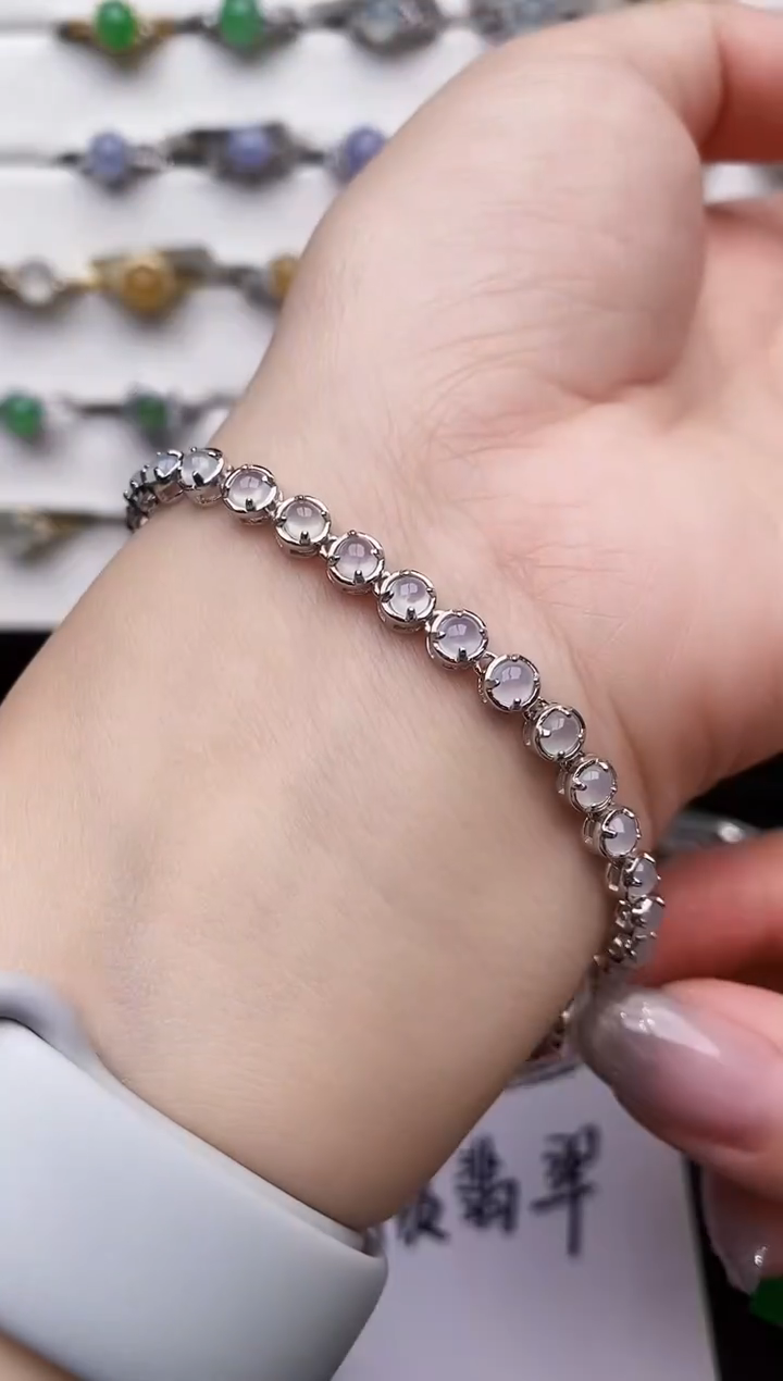 银S925镶嵌戒指翡翠0010