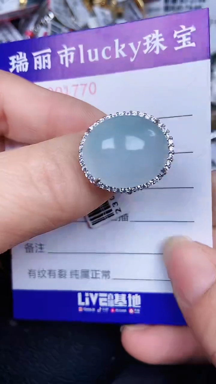 颈饰银S925镶嵌翡翠1770