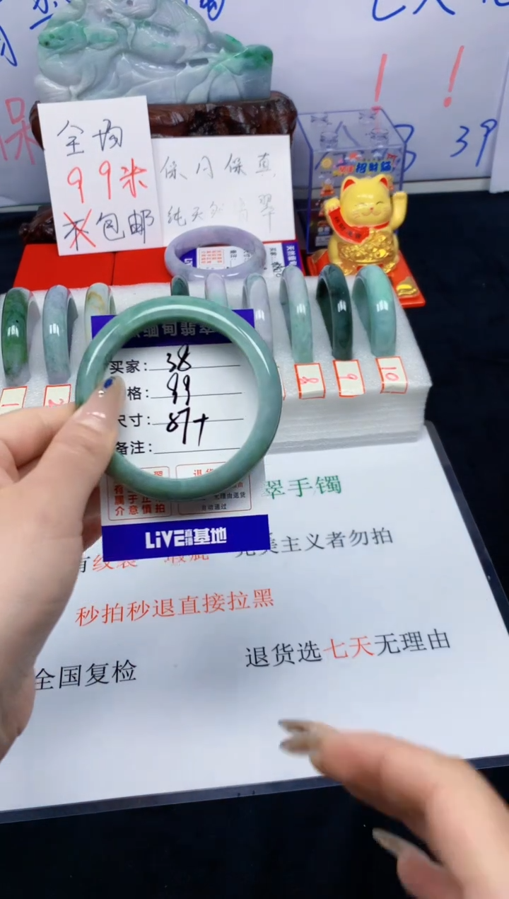 未镶嵌手镯翡翠38